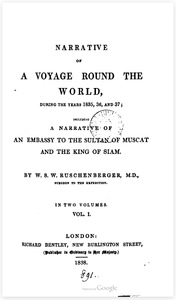 Narrative of a Voyage Round the World During the Years 1835, 1836 and 1837